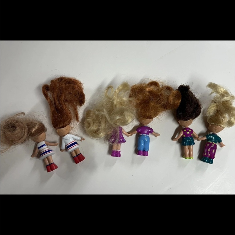 3 Matching Sets Of 1995 Mattel #69073 Lil Secrets Twosies Dolls! *Dolls Only* - Picture 3 of 10